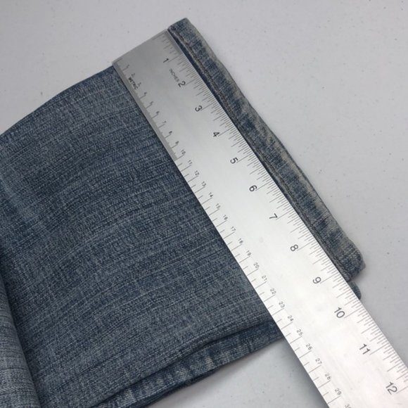 VINTAGE RAMPAGE FLARE BOOT JEANS 7/29x33 PYRAMID STUDS ๐ - Picture 9 of 13